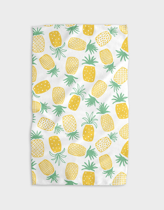 Geometry Pineapple Love Kitchen Tea Towel
