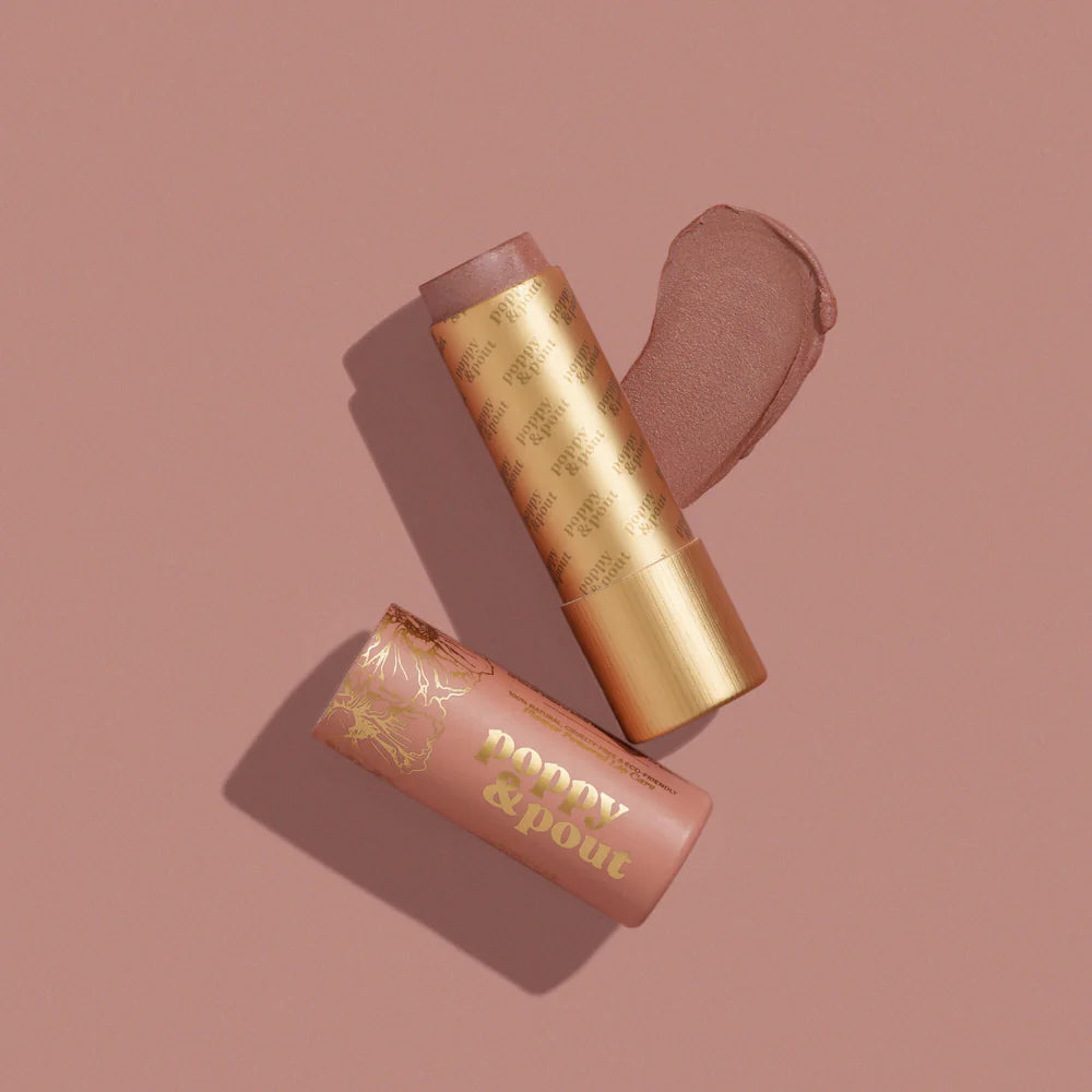 poppy and pout lip tint charlie nude