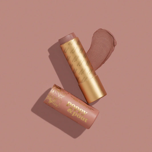 poppy and pout lip tint charlie nude