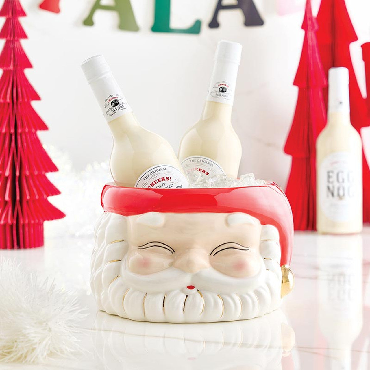 Santa Ceramic Ice Bucket