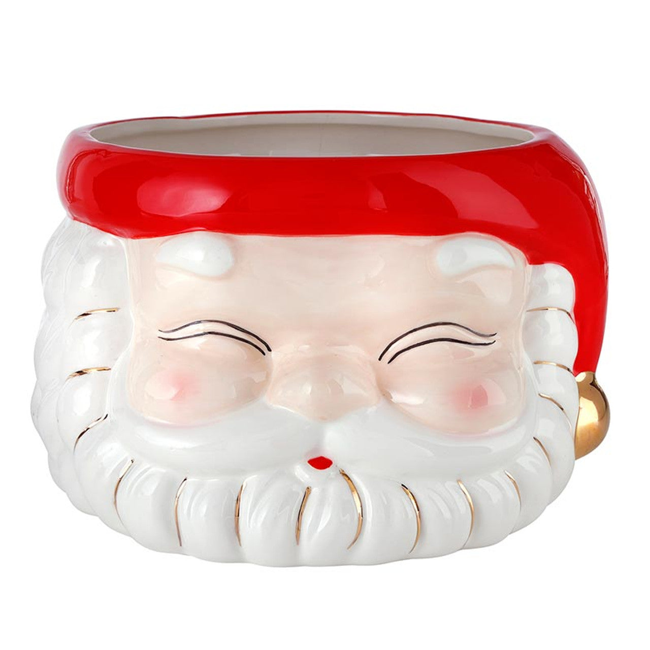 Santa Ceramic Ice Bucket