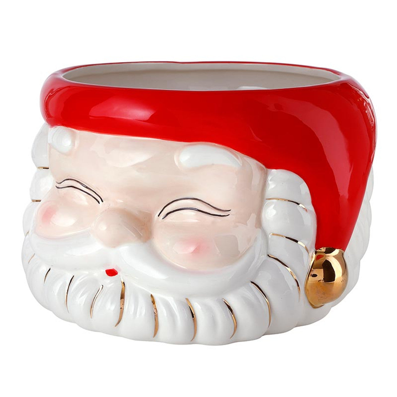 Santa Ceramic Ice Bucket