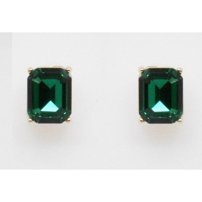 Meghan Browne Racheal Emerald Earrings