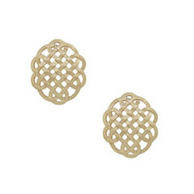 Meghan Browne Rice Gold Earrings