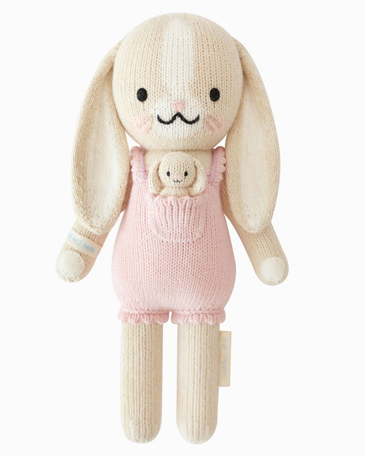 Cuddle + Kind Briar the Bunny Peony Pink 13"