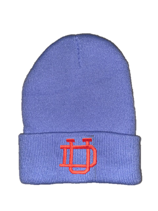 Handy Hats Light Blue Retro Beanie