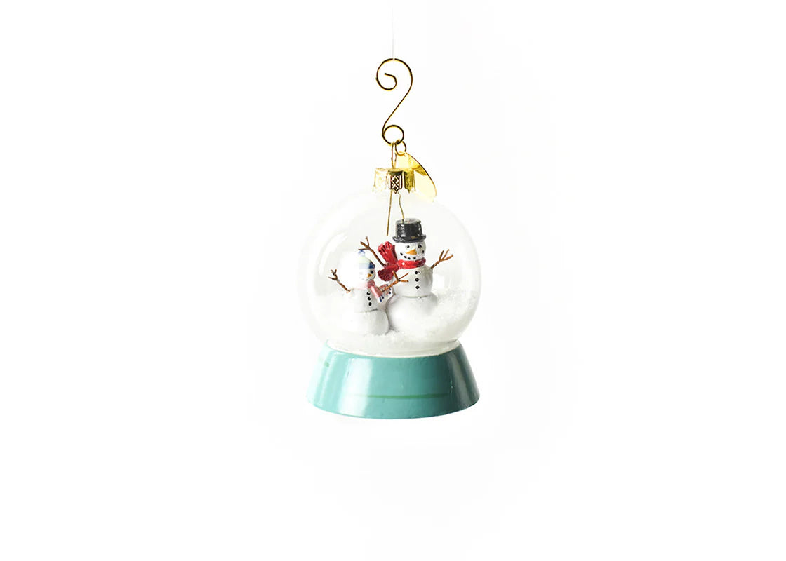 Coton Colors Frosty Snow Globe Shaped Ornament