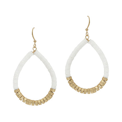 Meghan Browne Summer White Earrings