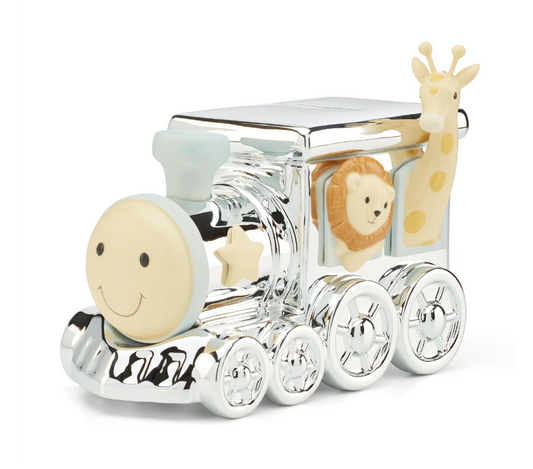 Reed & Barton Animal Train Bank