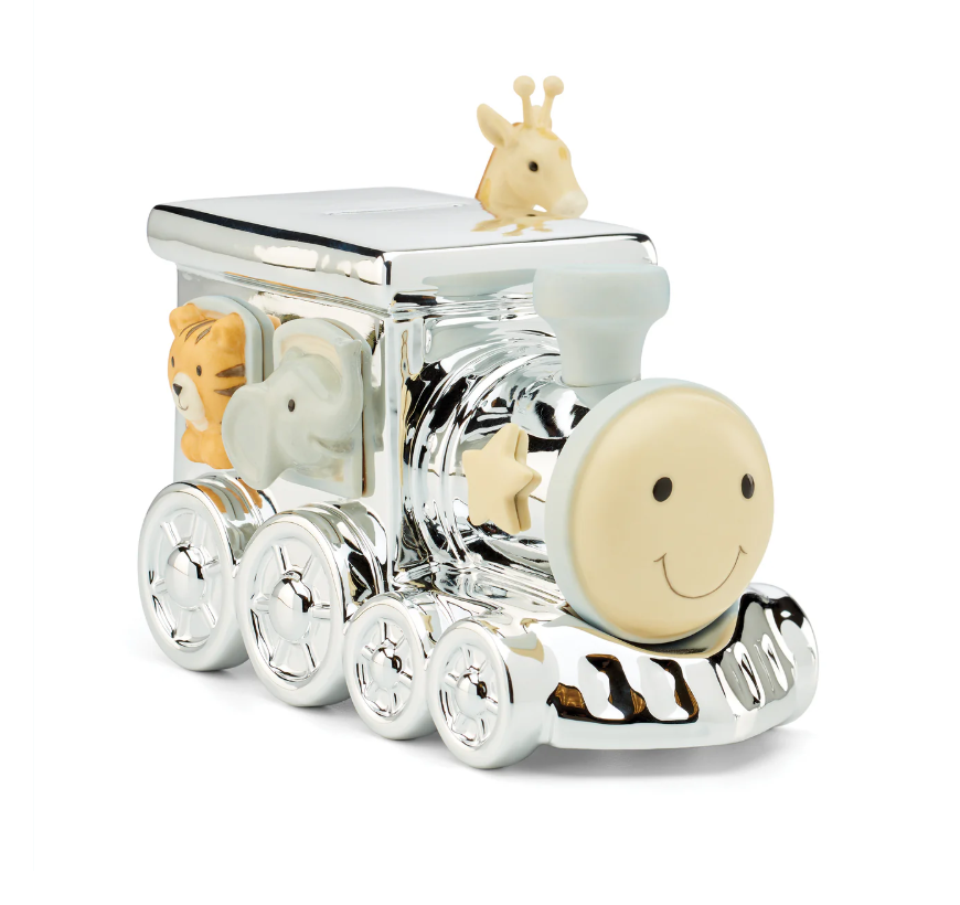 Reed & Barton Animal Train Bank