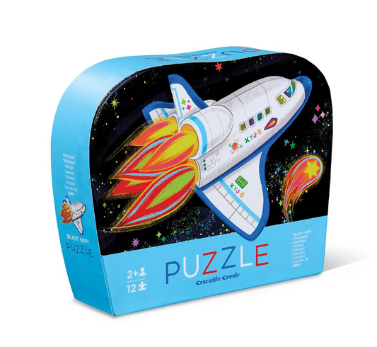 Crocodile Creek 12-Piece Mini Puzzle Blast Off