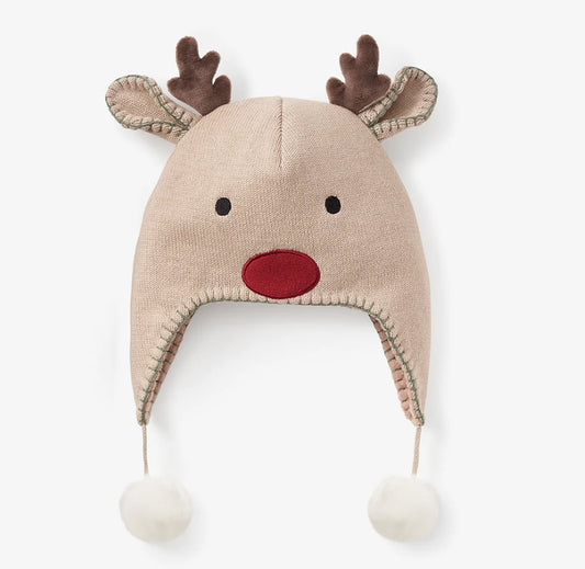 Elegant Baby Aviator Reindeer Hat 9-18m
