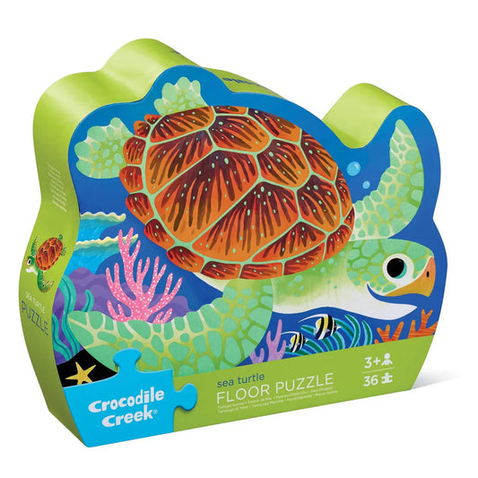 Crocodile Creek 36pc Foil Sea Turtle Puzzle