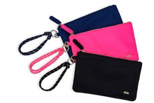 Black pink and navy  Stia Everyday Essentials Nylon Wristlet