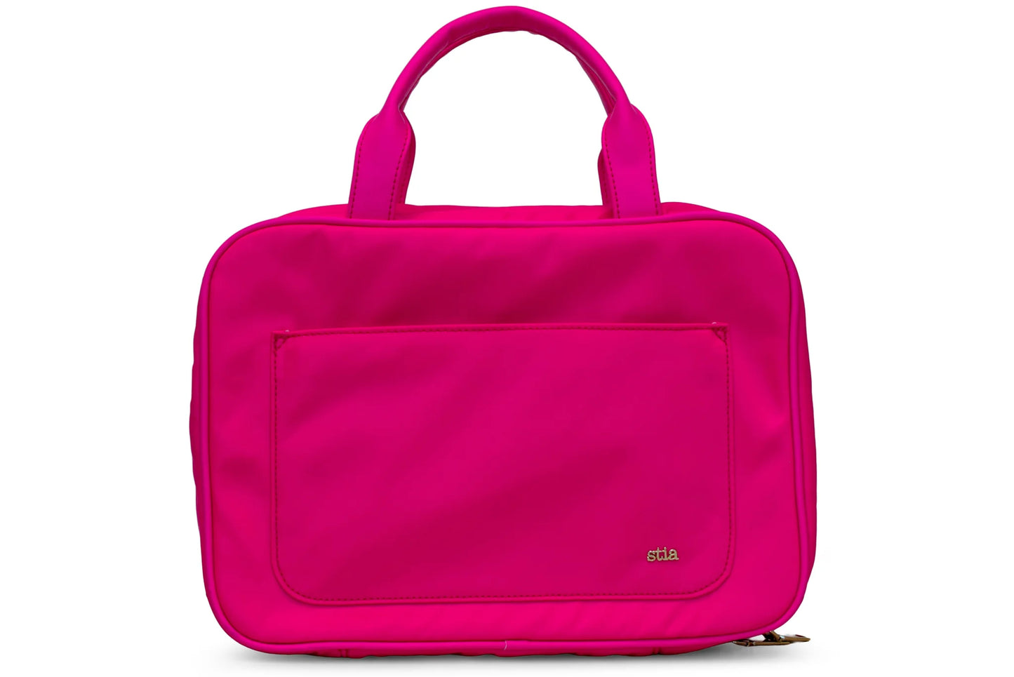 Stia Totally Toiletry Hanging Bag in hot pink