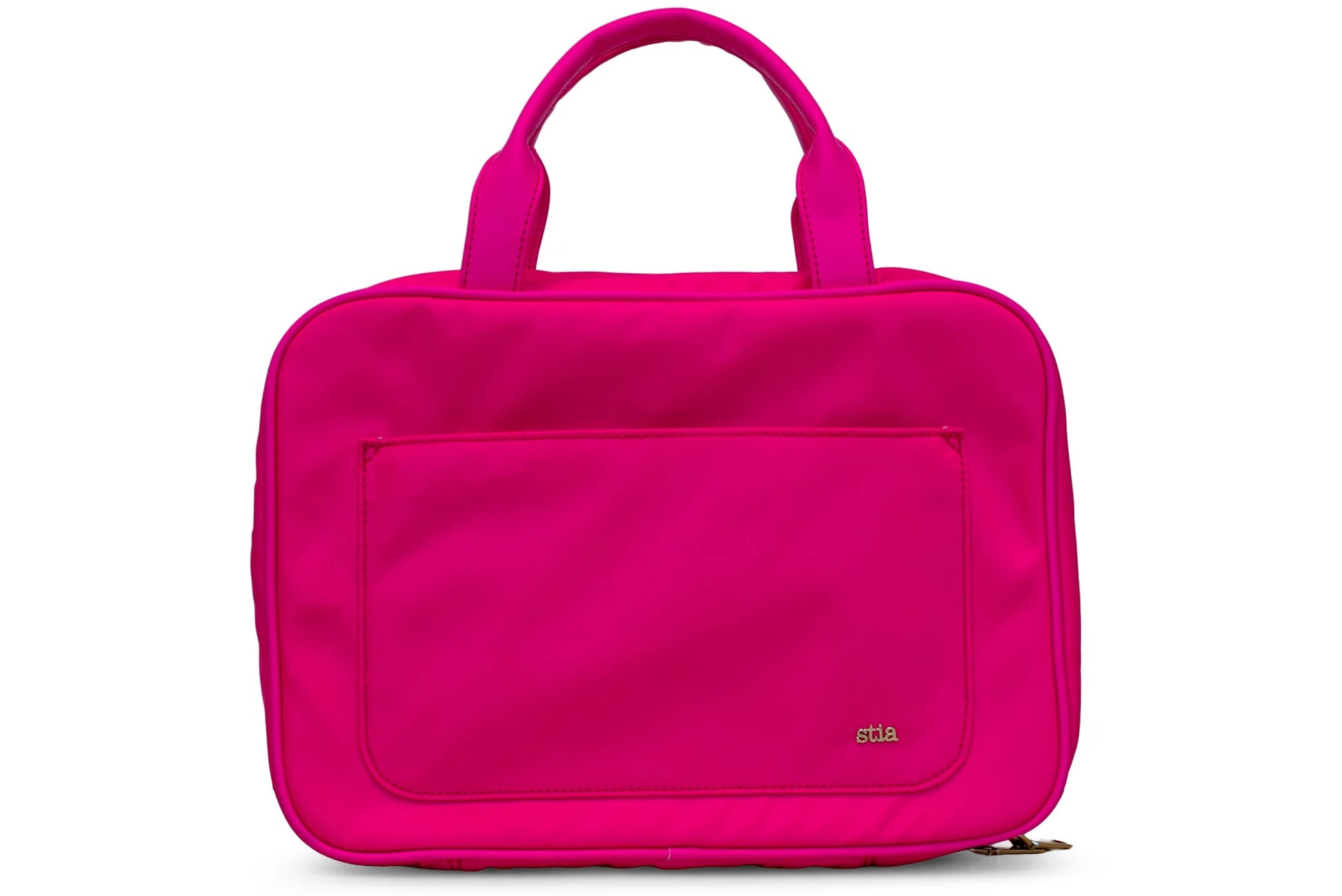 Stia Totally Toiletry Hanging Bag in hot pink
