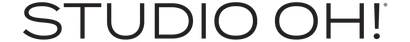 Logo of Studio OH! with a black text on a white background available at The Little Exchange