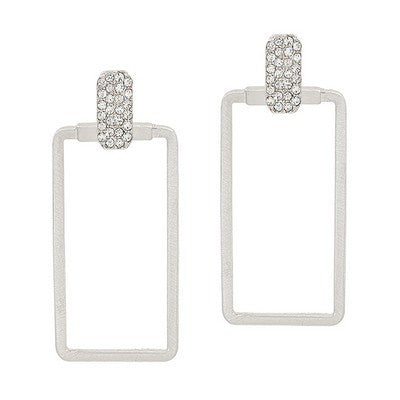 Meghan Browne Troop Silver Earrings