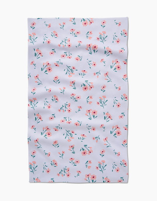 Geometry Cottage Garden Tea Towel