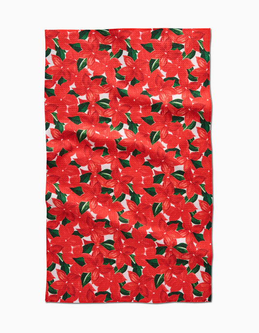 Geometry Winter Flora Tea Towel