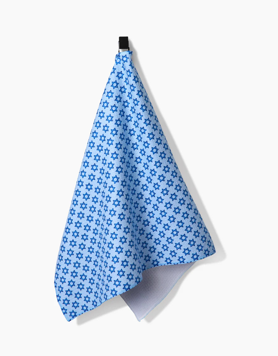Geometry Hanukkah Tradition Tea Towel