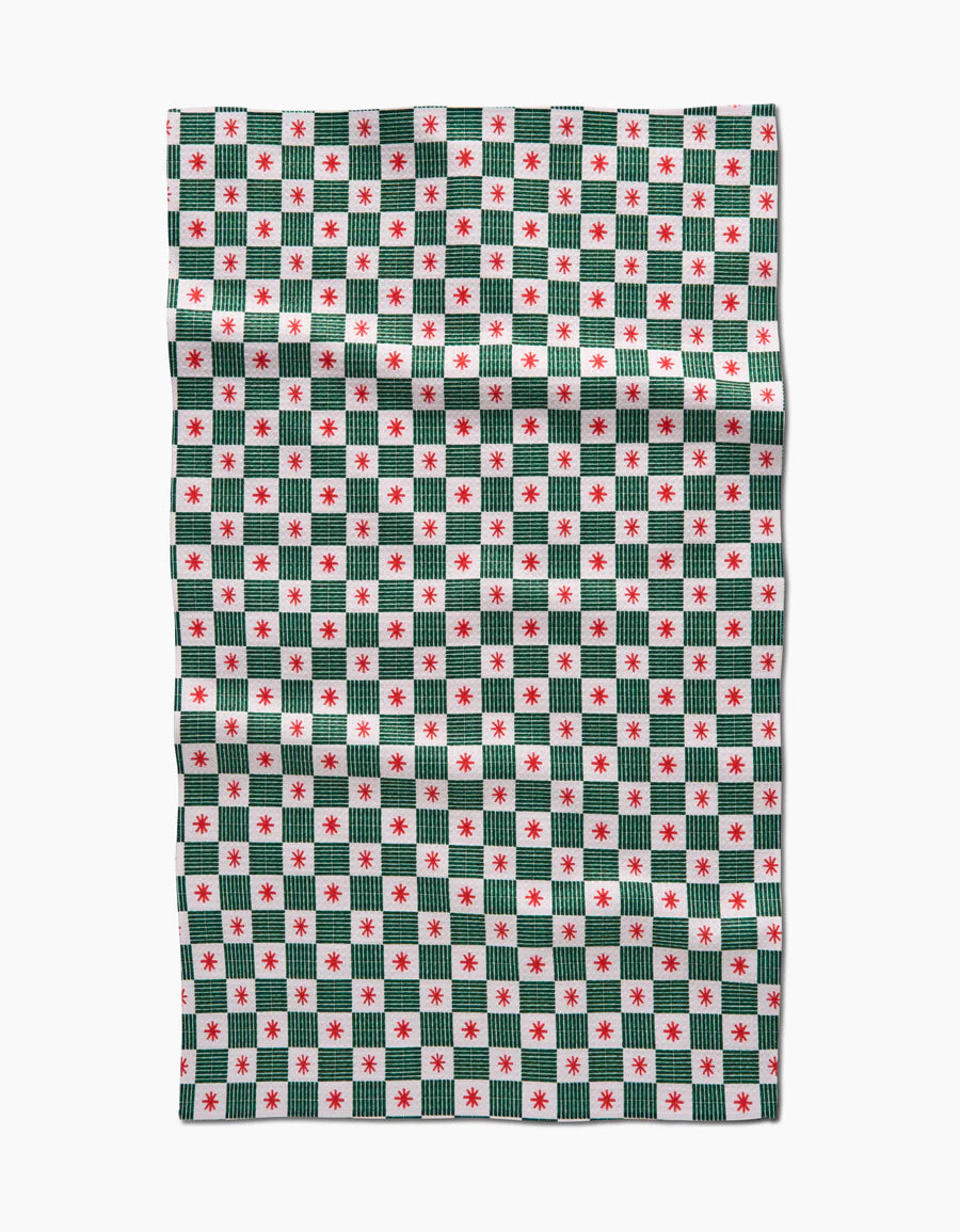 Geometry Jolly Grid Tea Towel