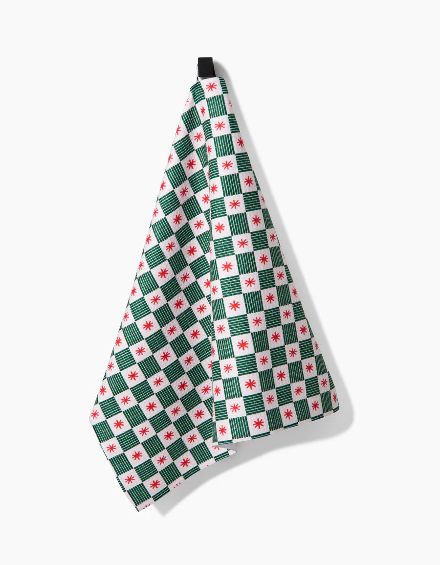 Geometry Jolly Grid Tea Towel