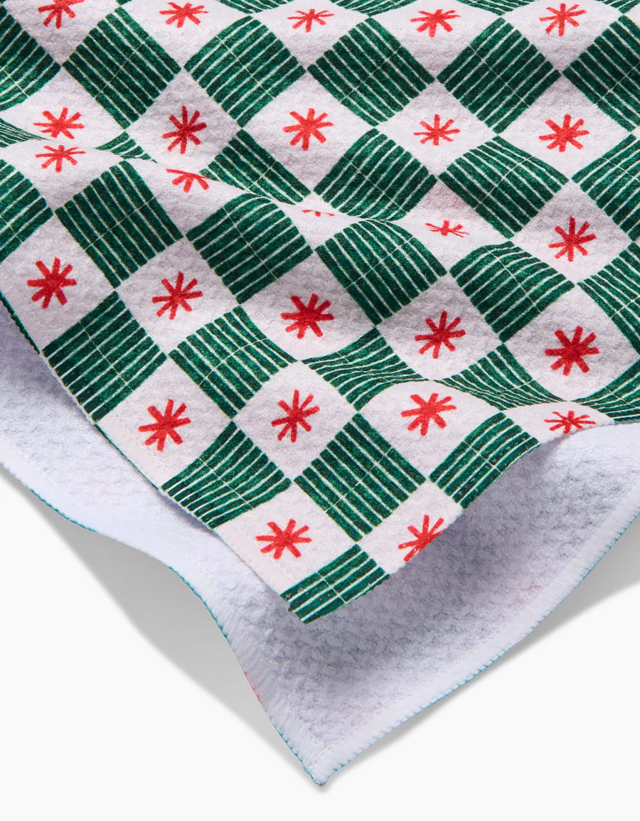 Geometry Jolly Grid Tea Towel