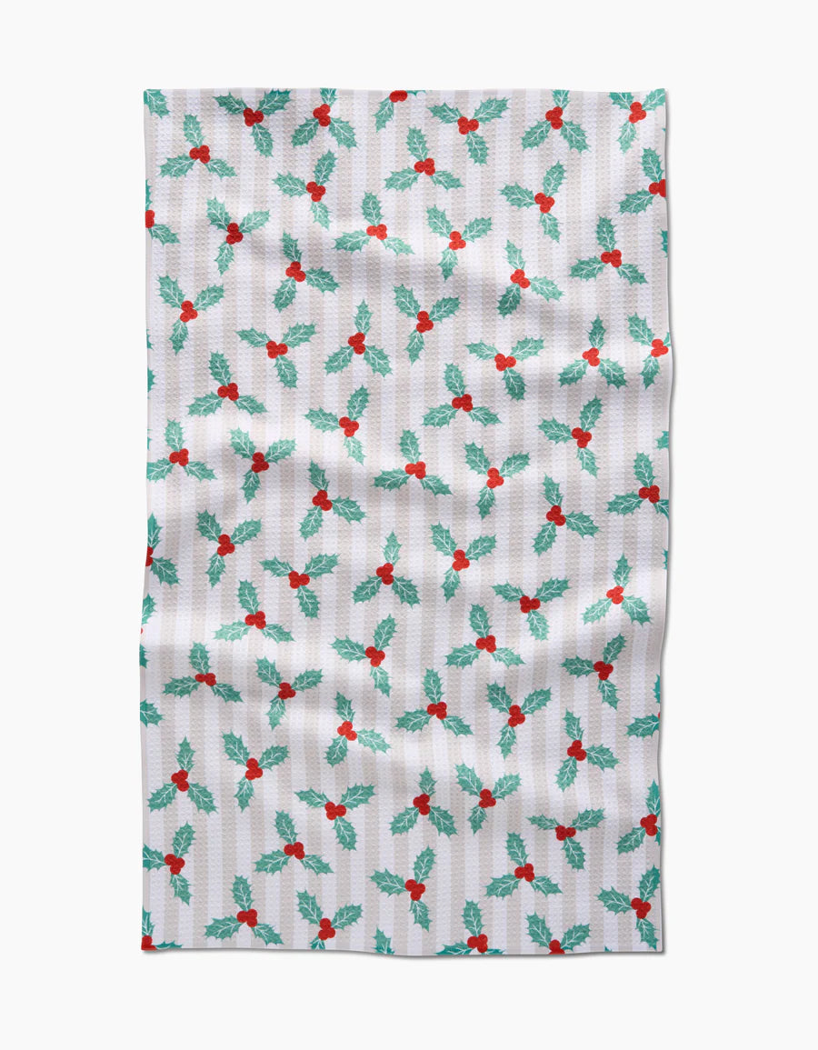 Geometry Mistle Stripe Tea Towel
