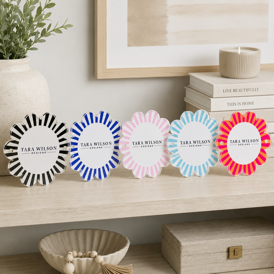 SALE Tara Wilson Striped Daisy Frames