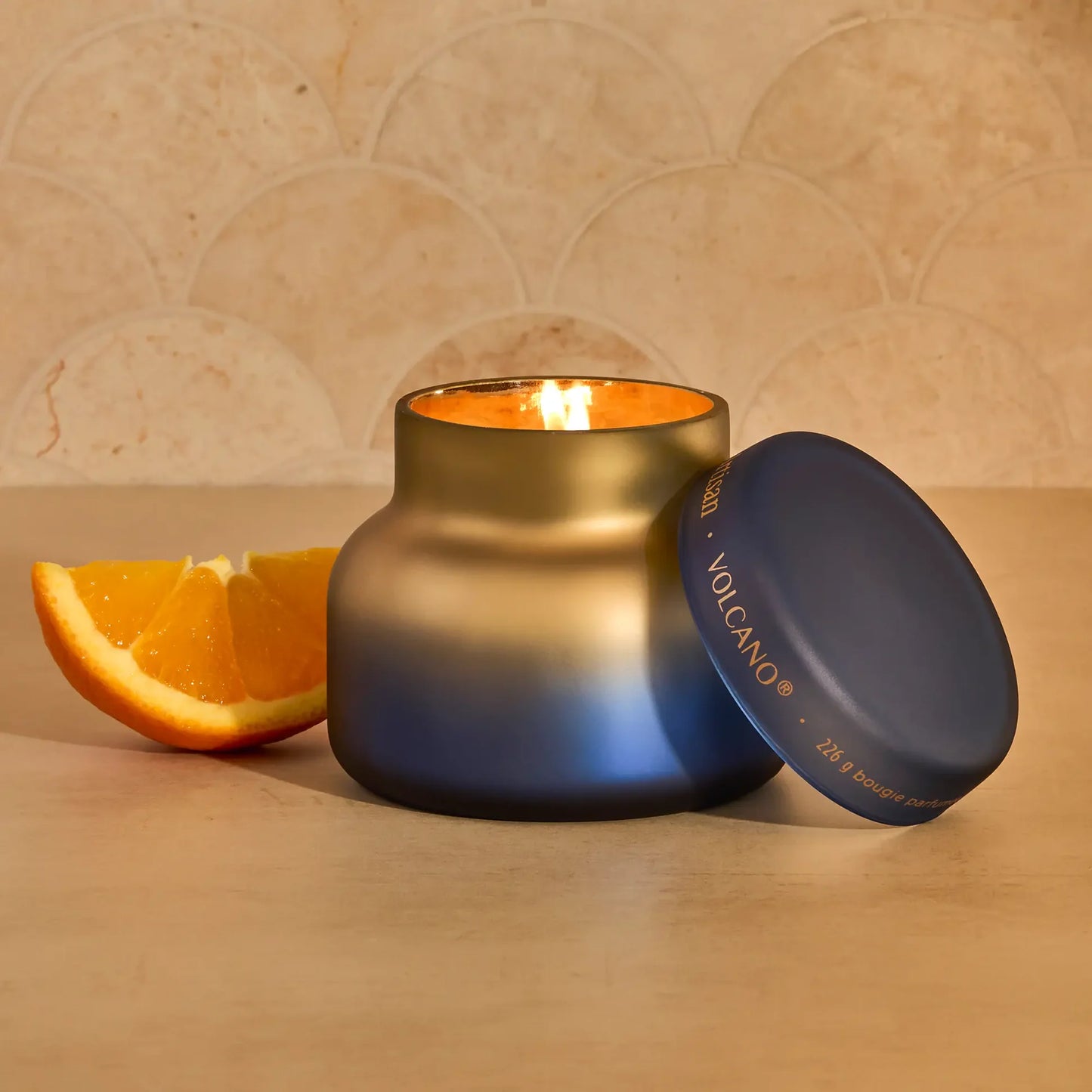 Capri Blue Volcano Artisan Tuscan Radiance Petite Candle