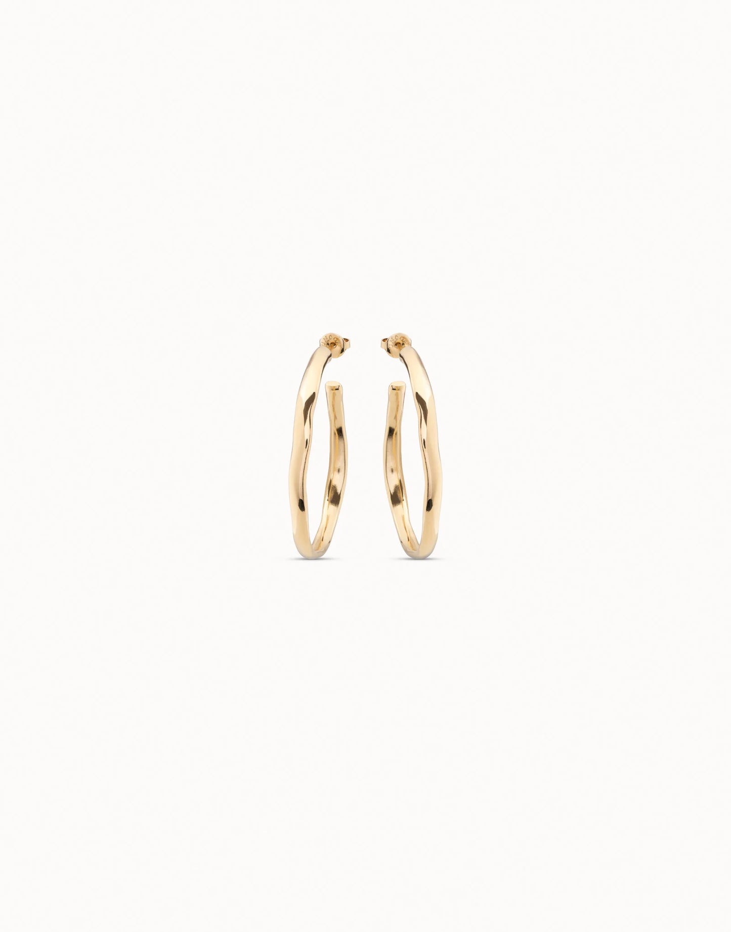 UNOde50 Ohmmm Gold Open Hoop Earrings