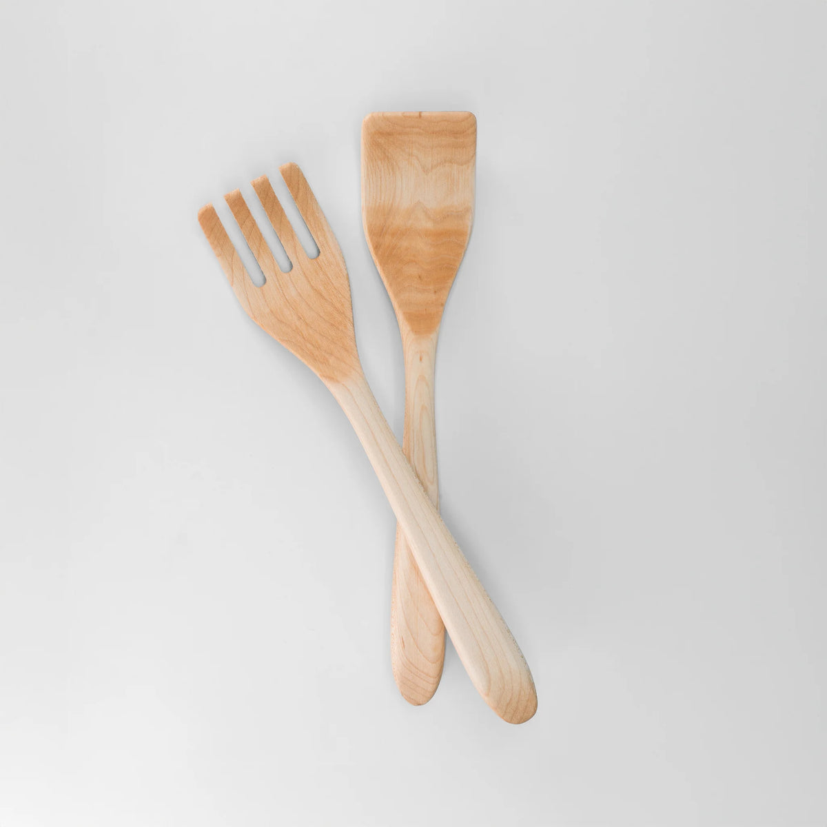 Wooden Caesar Salad Servers
