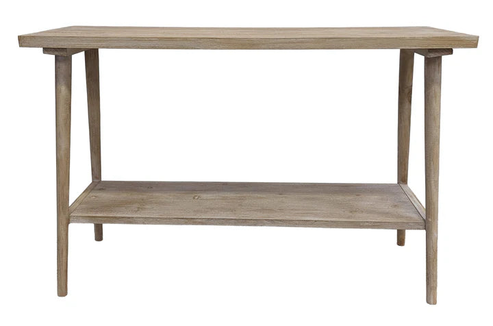 natural wood console table by banyan designs