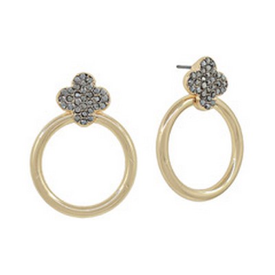 Meghan Browne Wade Hematite Earrings