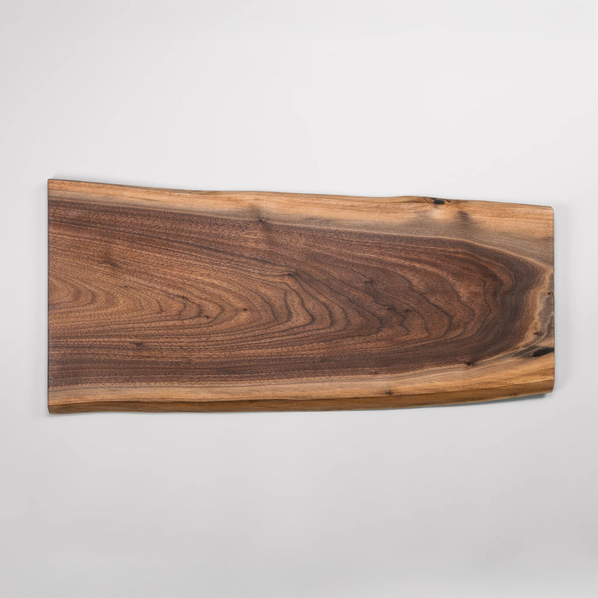 Holland Bowl Mill WDLE24B 24in Walnut Double Live Edge Cutting & Presentation Board 24 inches with a beautiful wood grain