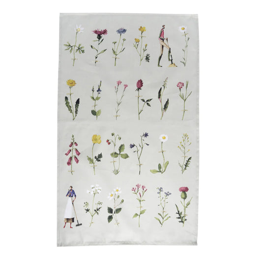 Hester & Cook Wild Flowers Tea Towel