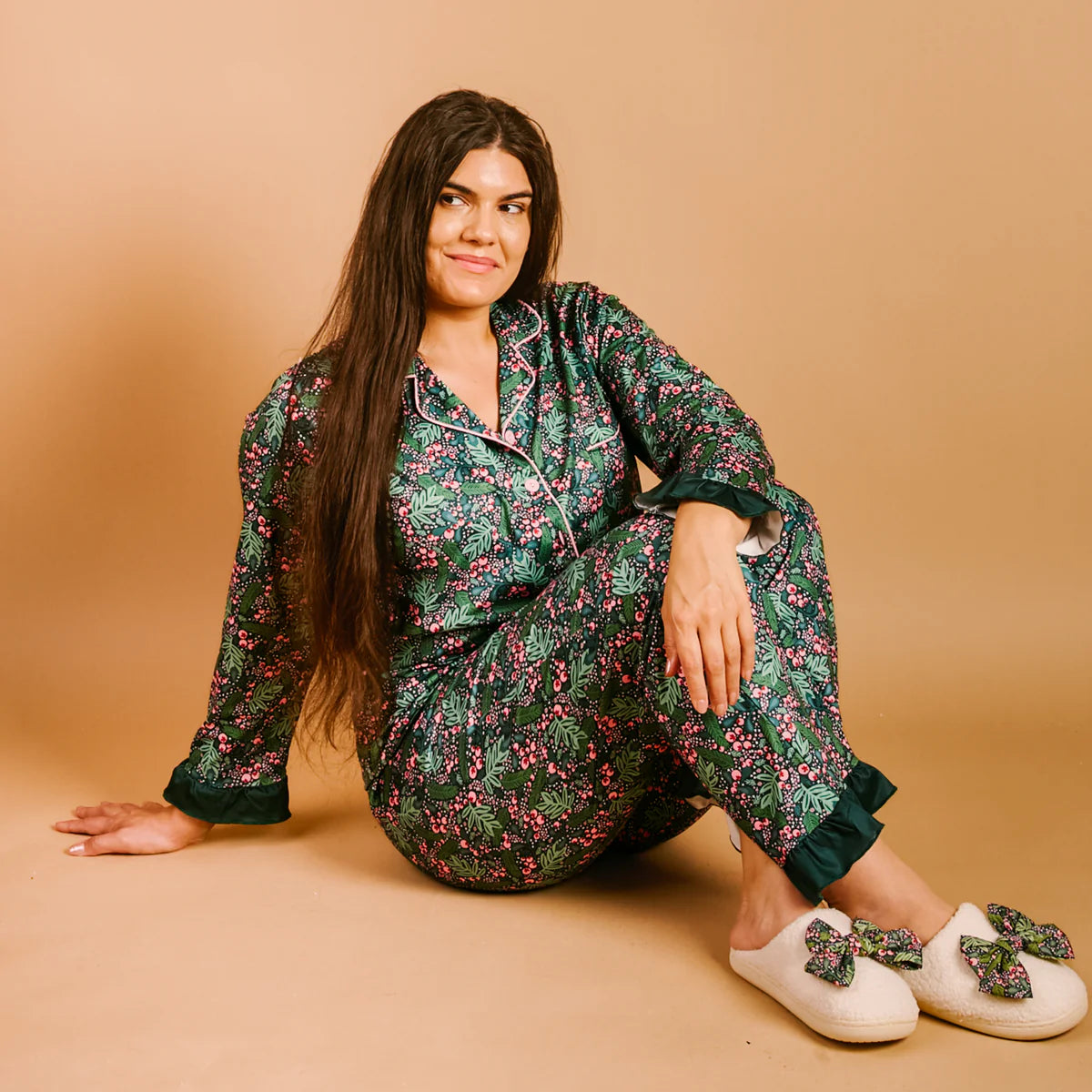 Jolly Sprig Pajama Set Large