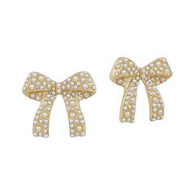 Meghan Browne Yvone Gold Pearl Earrings