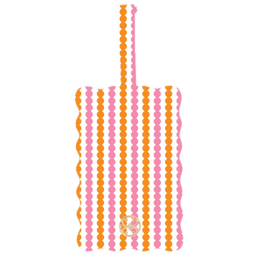 Mary Square Luggage Tag Sunstripe