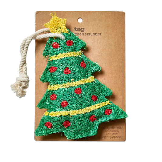 Christmas Tree Loofah Scrubber