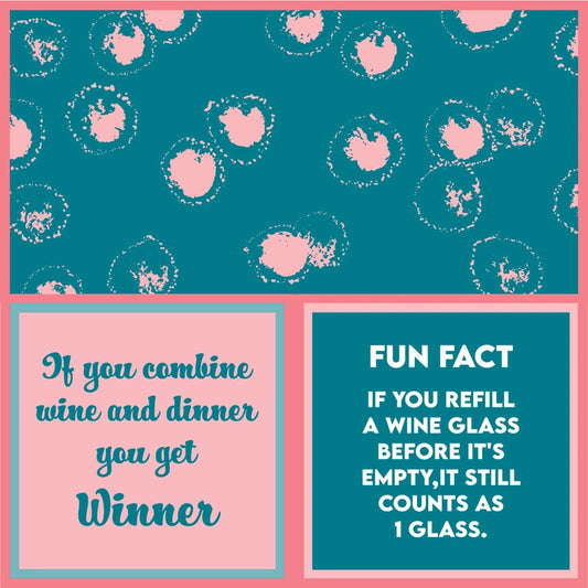 Cocktail Napkin Refill Wine/Winner
