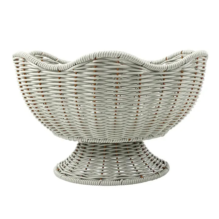 Rattan Bowl - Grey