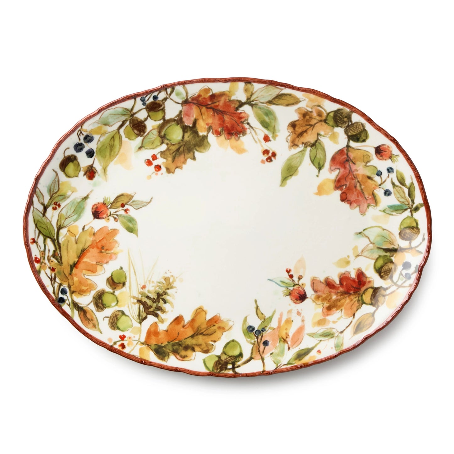 Autumn Meadows Oval Platter