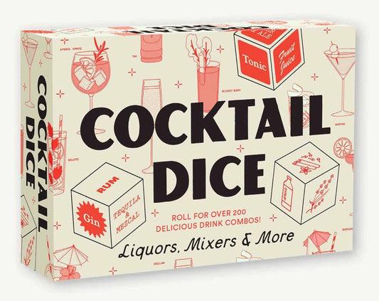 Cocktail Dice: Liquors, Mixers and More