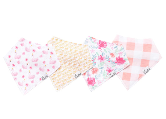 Copper Pearl June Bandana Bib Set