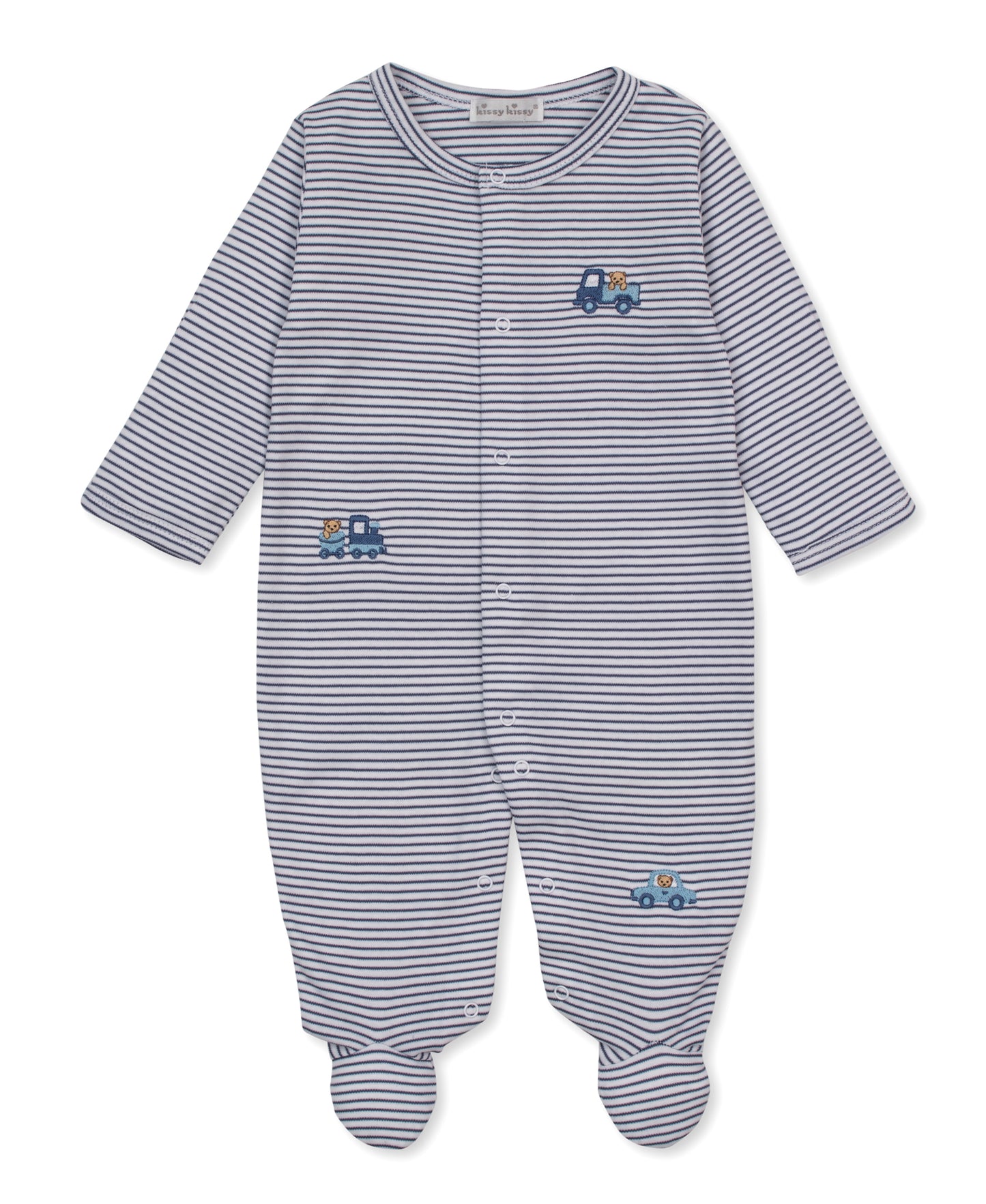 Kissy Kissy Striped Footie Bears on the Go