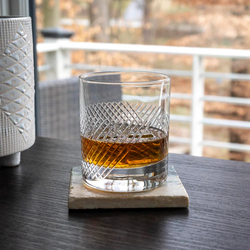 Bourbon Street On The Rocks Whiskey Glass