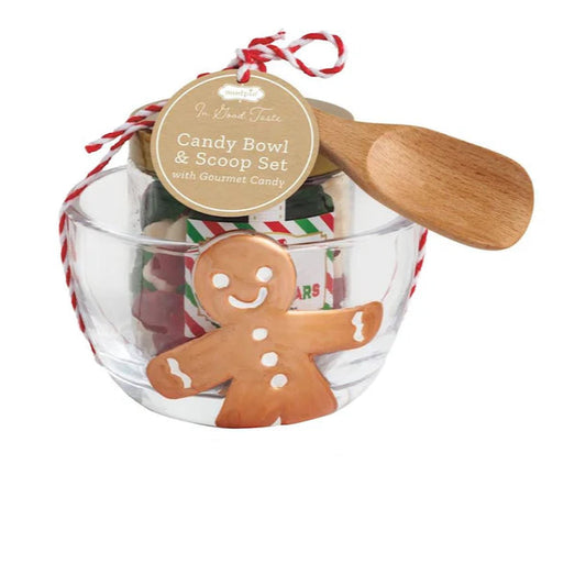 Mudpie Candy Bowl Gingerbread Set