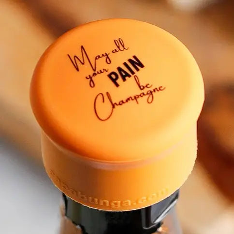 CapaBubbles May all Your Pain be Champagne Stopper